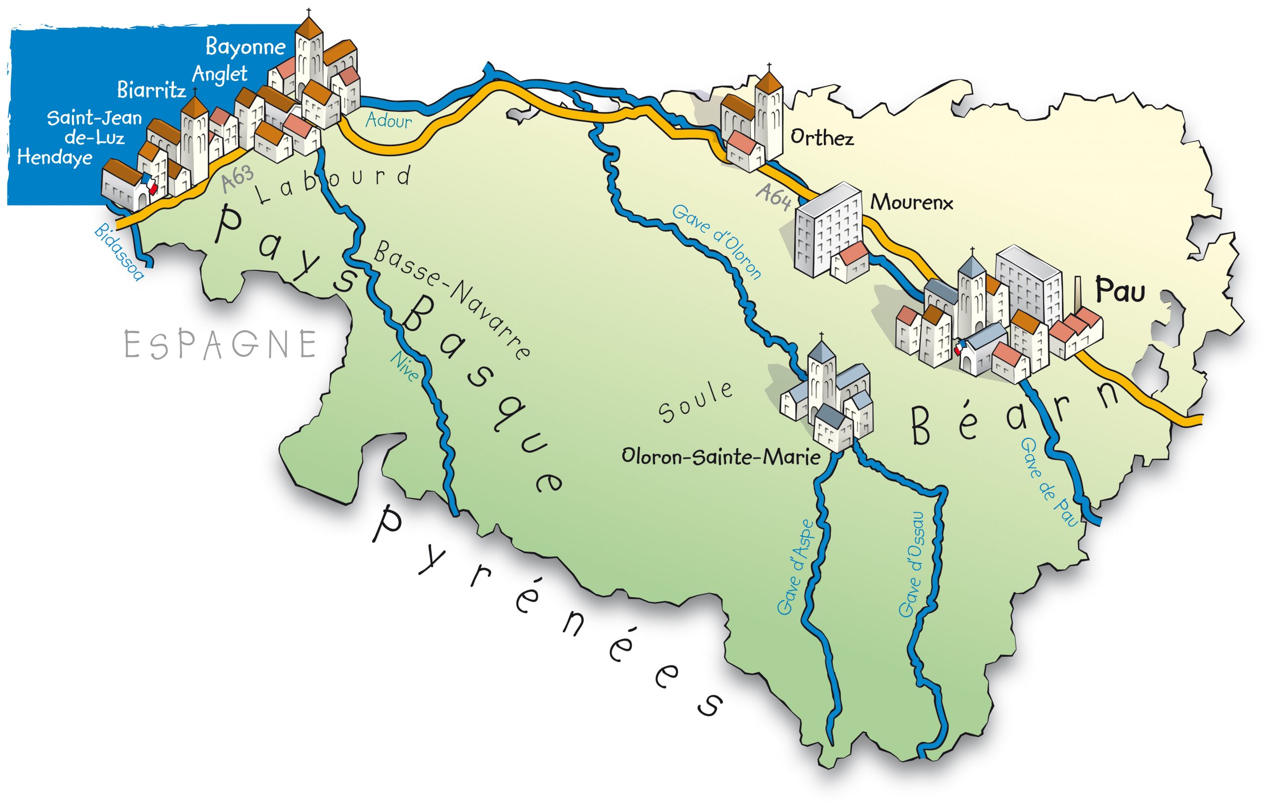 carte du béarn